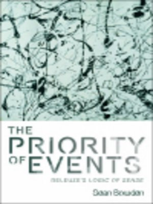 cover image of The Priority of Events